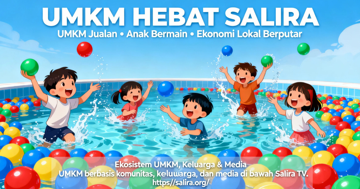 UMKM Hebat Salira – UMKM Jualan, Anak Bermain, Ekonomi Lokal Berputar